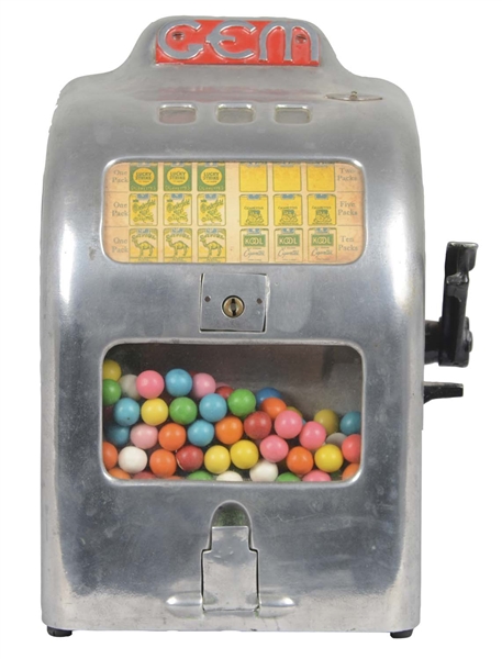 **1¢ GARDEN CITY MFG. GEM TRADE STIMULATOR. 