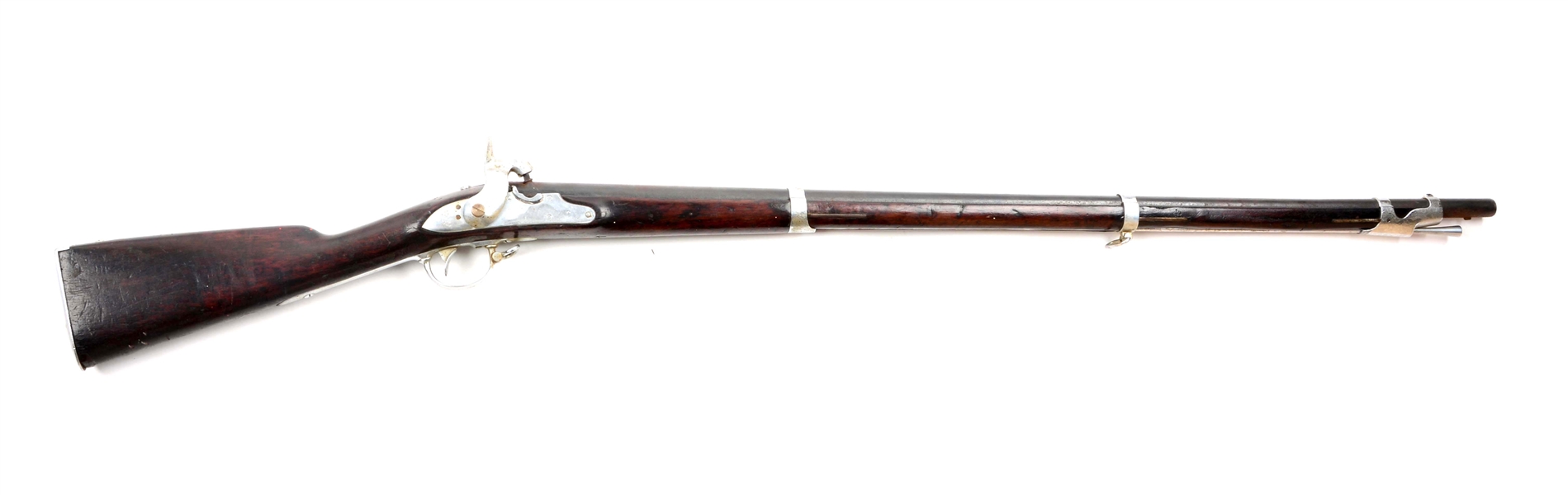 (A) U.S. SPRINGFIELD MODEL 1835 CONVERSION MUSKET DATED 1842.