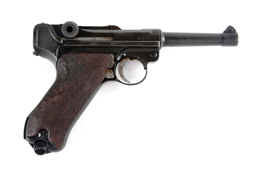 (C) 1936 DATED LUGER SEMI-AUTOMATIC PISTOL.