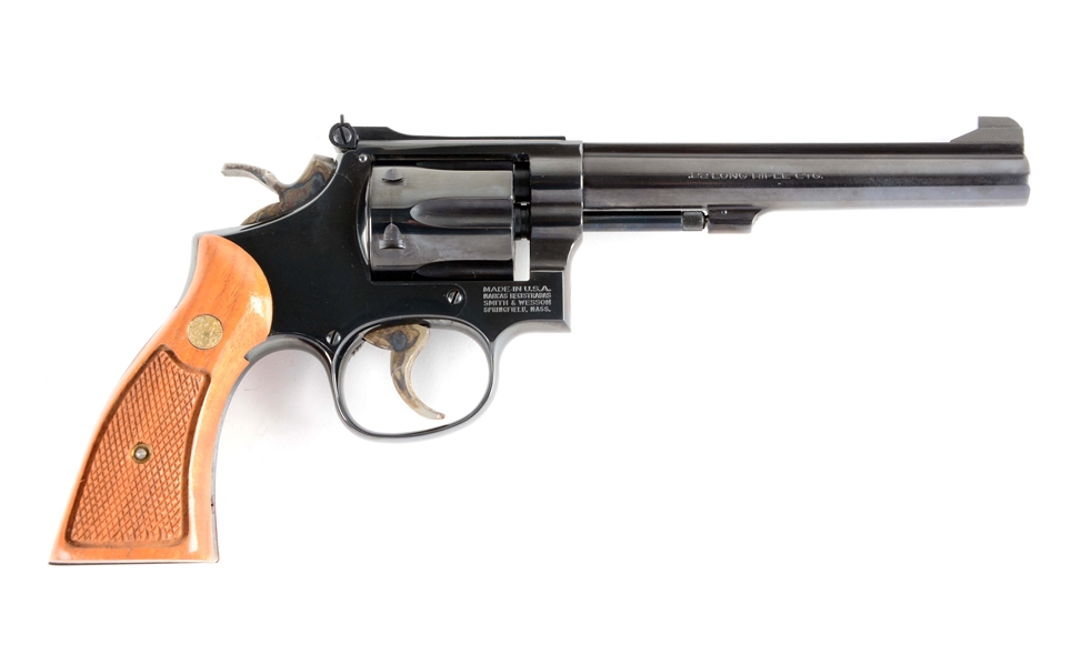 (M) BOXED S&W MODEL 17-4 DOUBLE ACTION REVOLVER. 