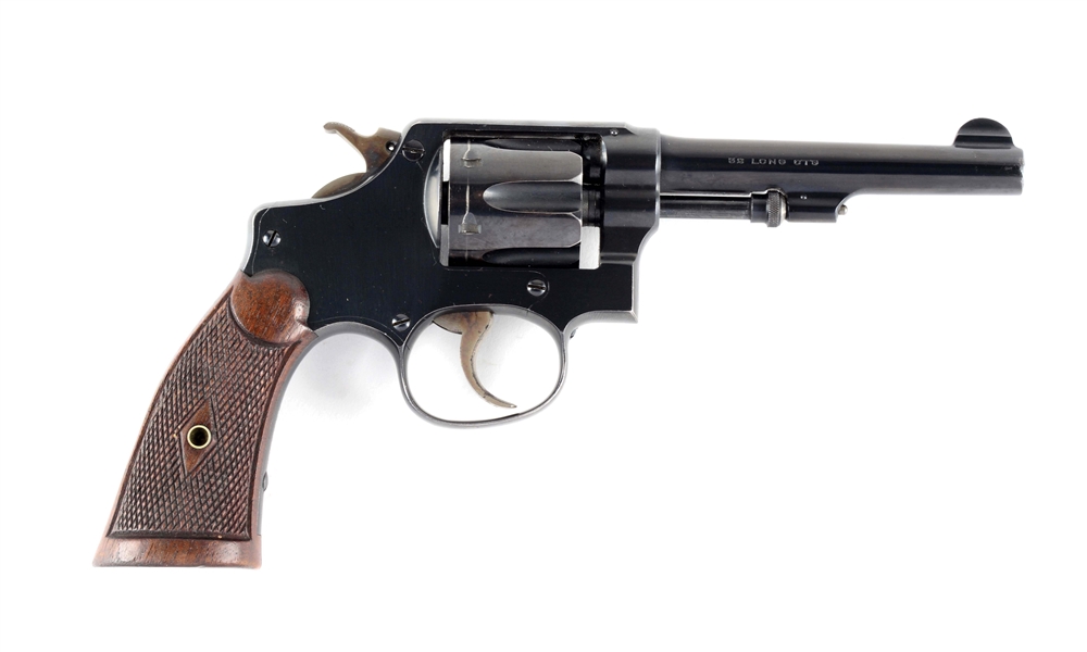 (C) S&W .32 HAND EJECTOR THIRD MODEL DOUBLE ACTION REVOLVER.