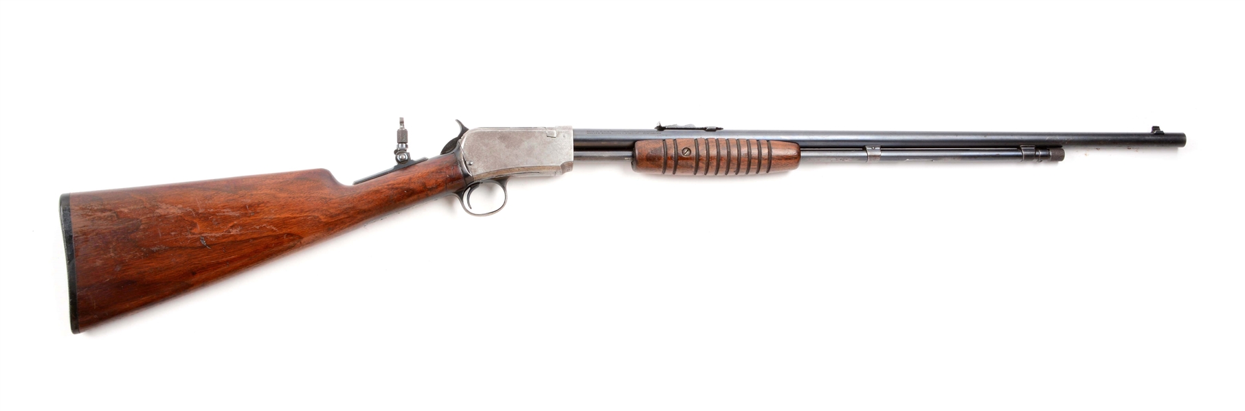 (C) WINCHESTER MODEL 62 PUMP ACTION RIFLE.