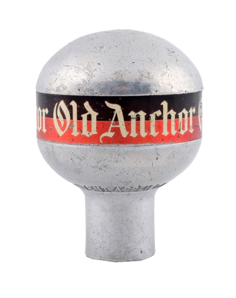 OLD ANCHOR BEER ALUMINUM NEWMAN TAP KNOB.