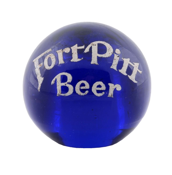 FORT PITT BEER GLASS DOME TAP KNOB. 