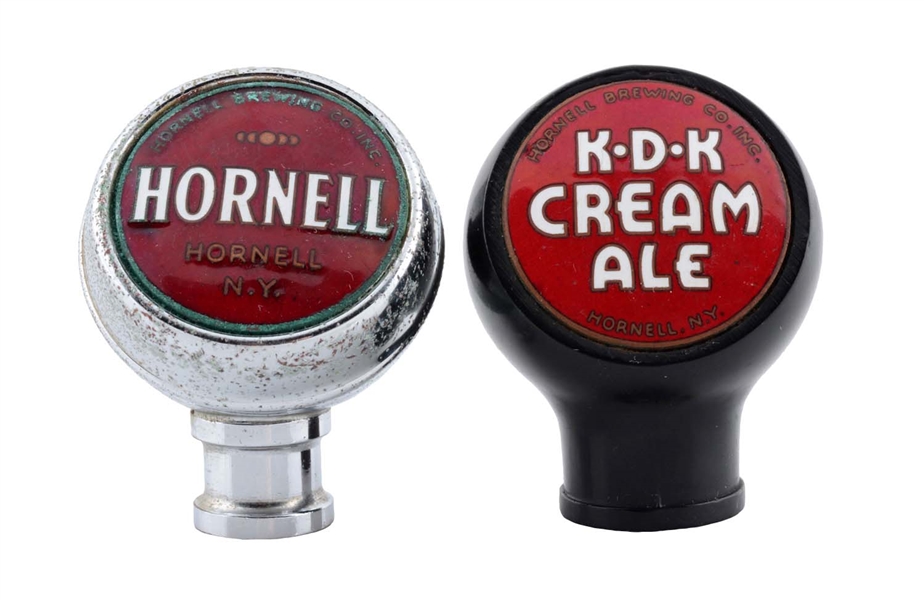 LOT OF 2: HORNELL BREWING CO. TAB KNOBS.