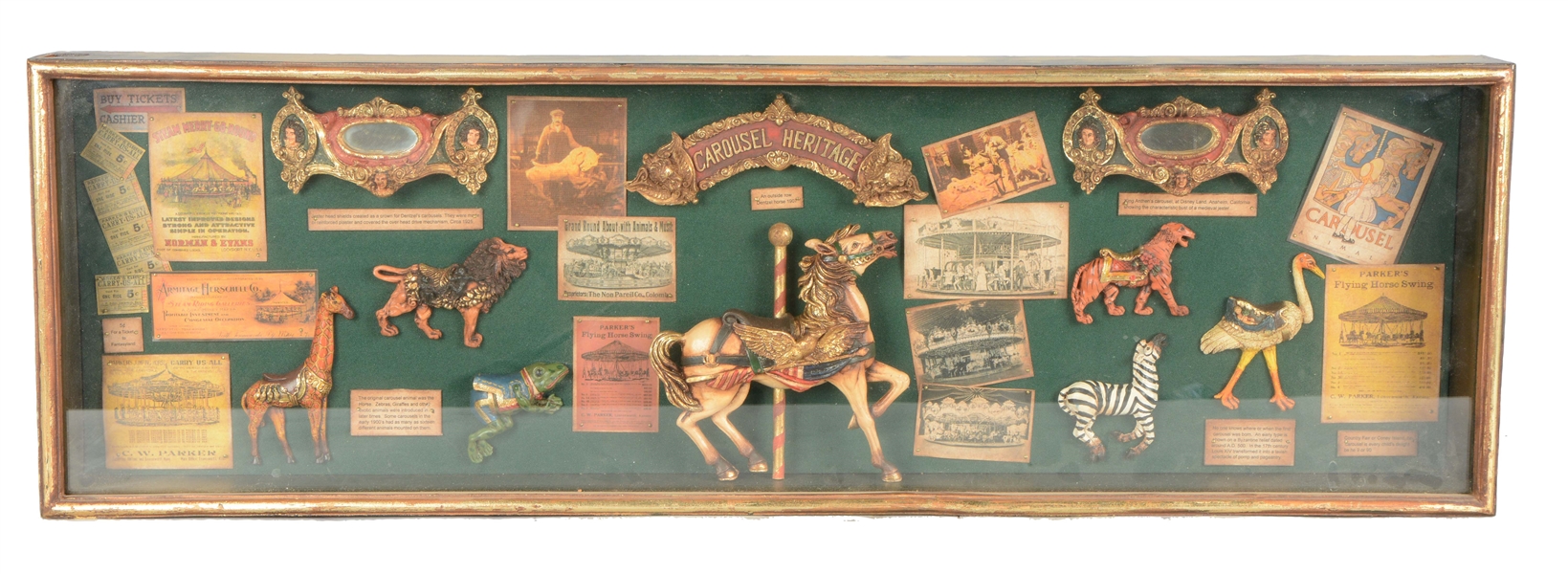 "CAROUSEL HERITAGE" SHADOW BOX. 