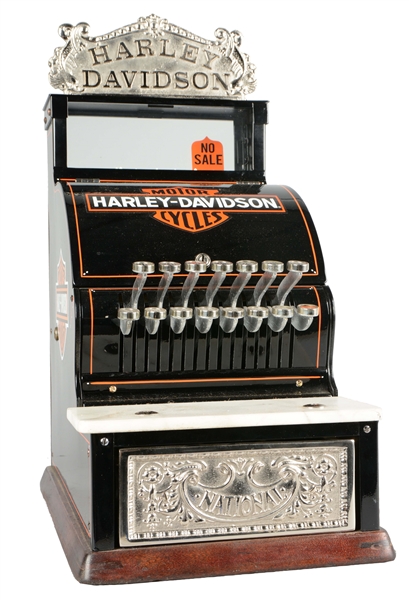 HARLEY-DAVIDSON NATIONAL CASH REGISTER. 