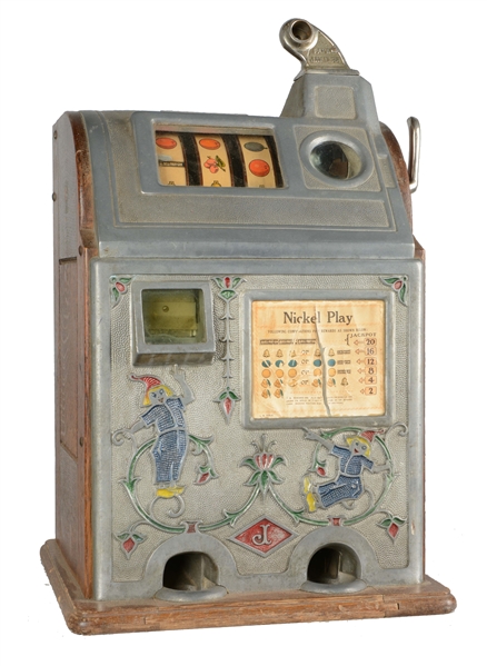 **5¢ O.D. JENNINGS DUTCH BOY SLOT MACHINE.