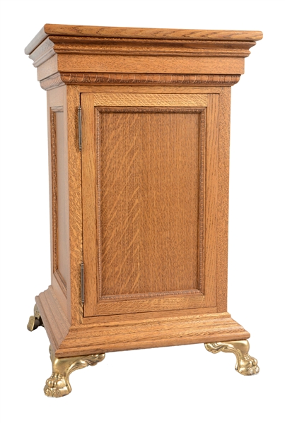 OAK SLOT MACHINE STAND.