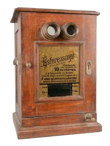 10¢ ESTEREOSCOPIA STEREOSCOPE VIEWING MACHINE. 