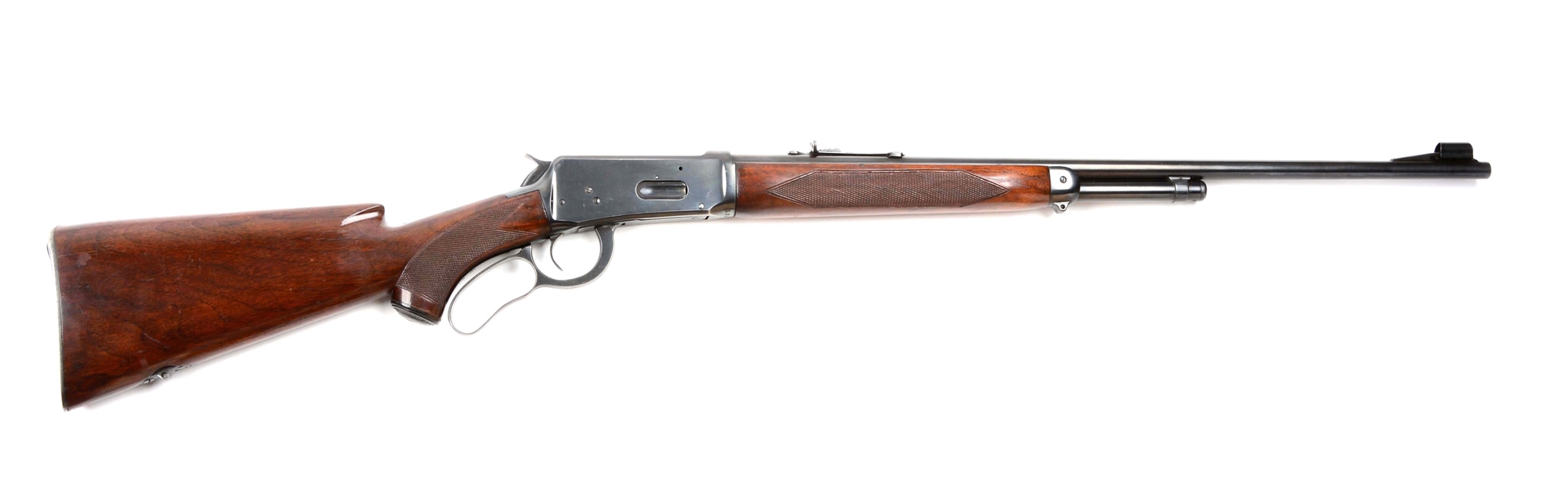 (C) DELUXE WINCHESTER MODEL 64 LEVER ACTION RIFLE.