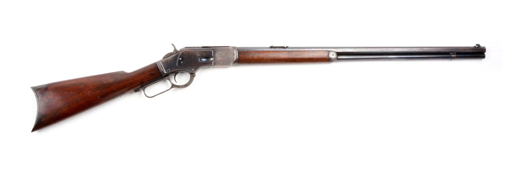 (C) SPECIAL ORDER WINCHESTER MODEL 1873 LEVER ACTION RIFLE (28").
