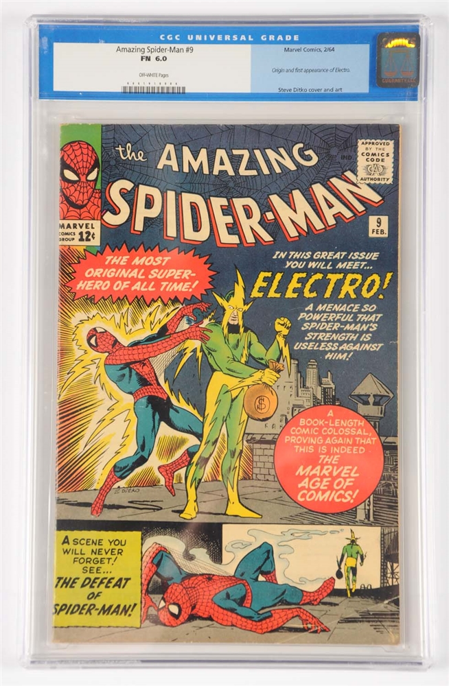 AMAZING SPIDER-MAN #9 CGC 6.0 1964 FN COMIC BOOK