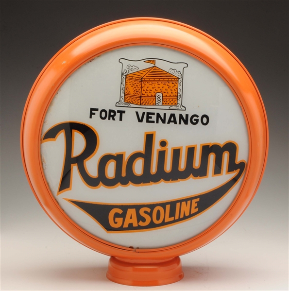 FORT VENANGO RADIUM GASOLINE 15" SINGLE LENS.