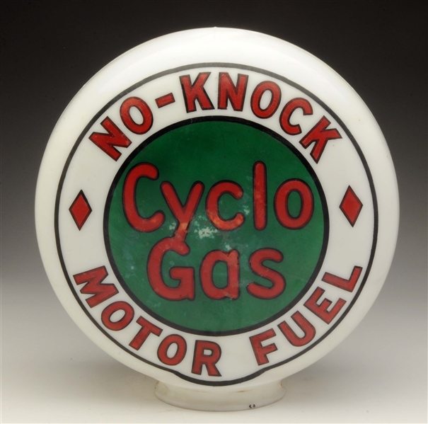 RED INDIAN CYCLO GAS MOTOR FUEL OPB GLOBE. 