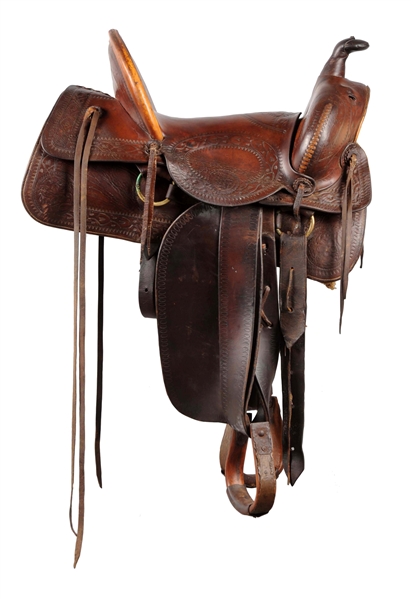 KNOX & TANNER CO. WESTERN FULL SEAT SADDLE.