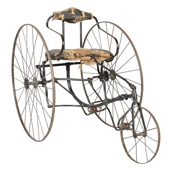 CHILDS VICTORIAN VELOCIPEDE TRICYCLE. 