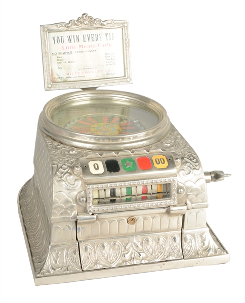 **5¢ MILLS LITTLE MONTE CARLO TRADE STIMULATOR. 