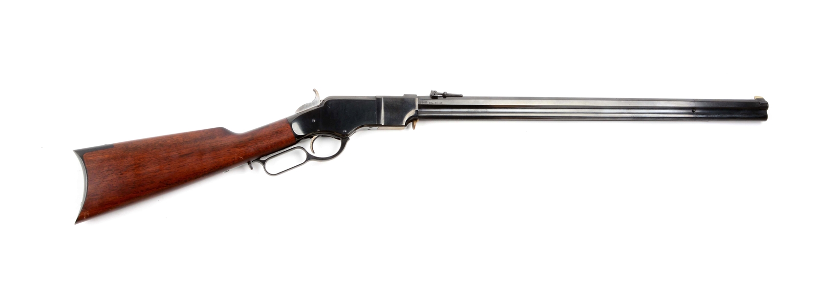 (M) STEEL FRAME NAVY ARMS MODEL 1860 HENRY LEVER ACTION REPEATING RIFLE.