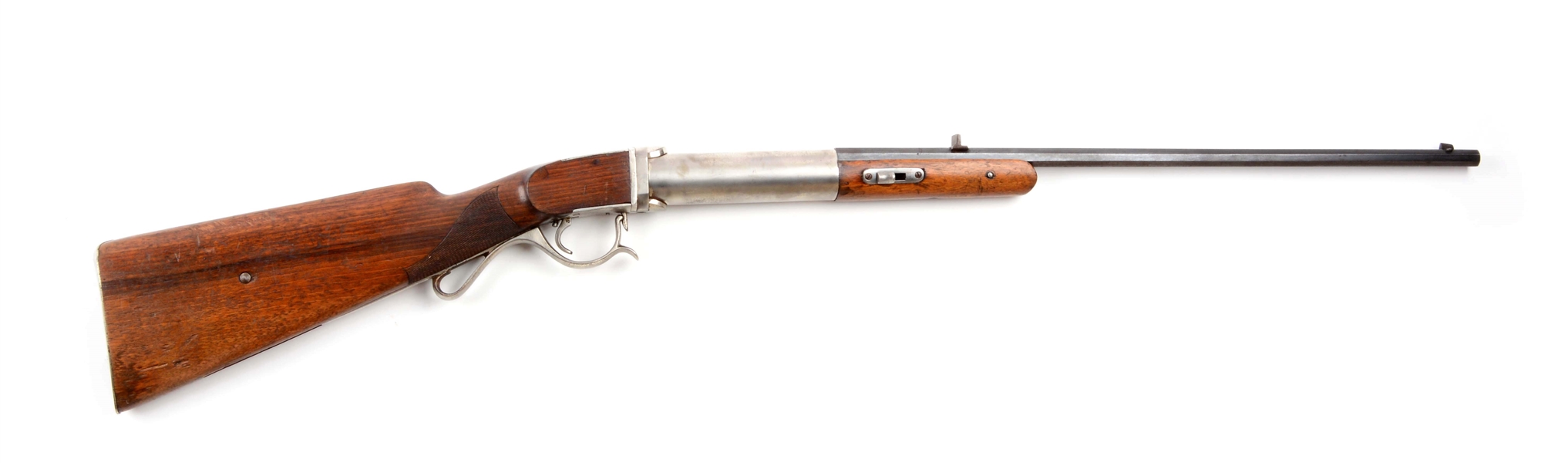 ATTRIBUTED TO OSCAR WILL GERMANY MODEL BUGELSPANNER AIR RIFLE.