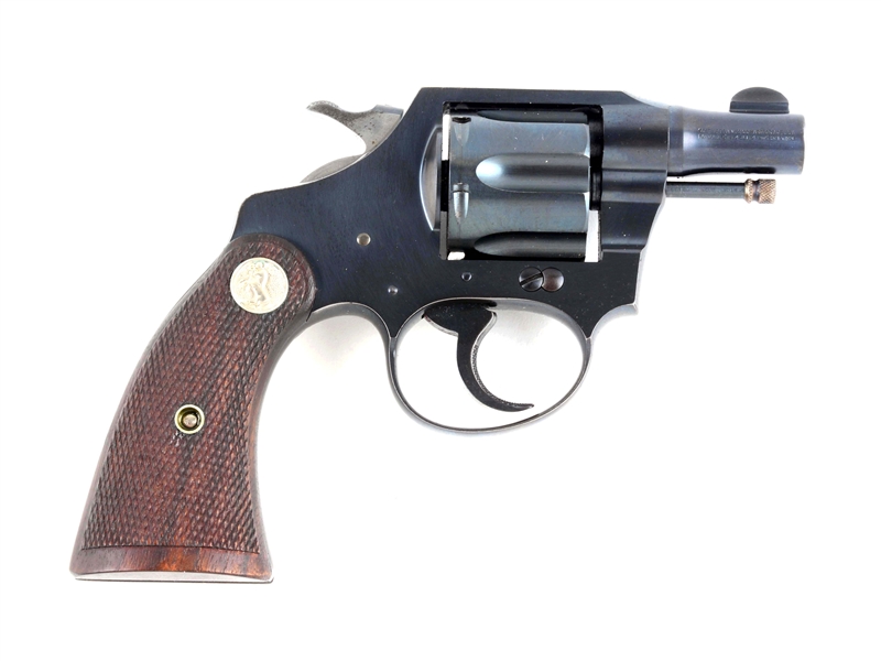 (C) HIGH CONDITION PRE-WAR COLT BANKERS SPECIAL DOUBLE ACTION REVOLVER.