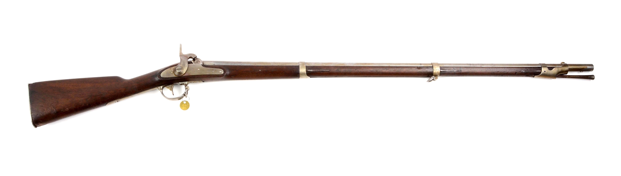 (A) U.S. MODEL 1842 SPRINGFIELD MUSKET MARKED "NEW HAMPSHIRE". 