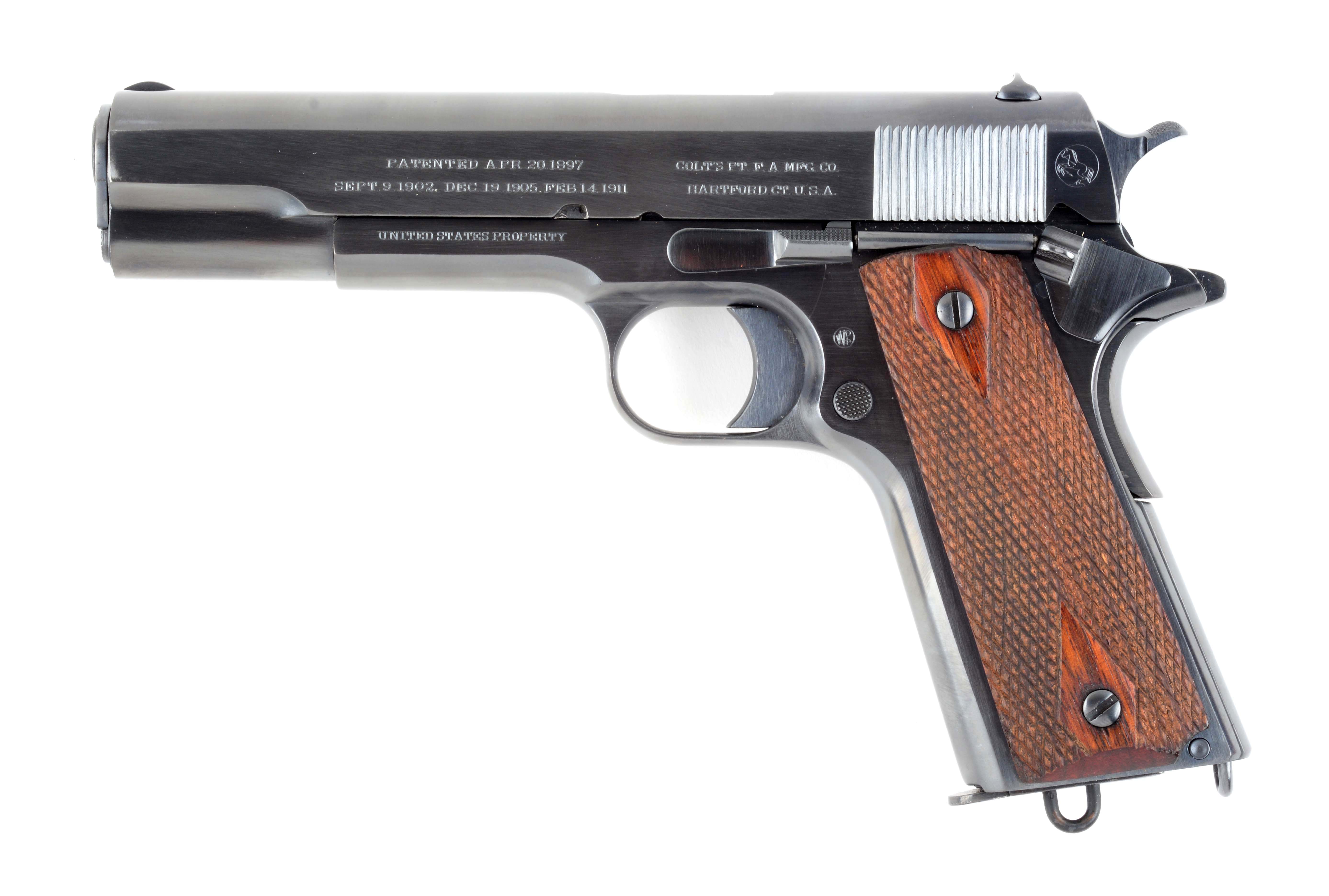 Lot Detail - (C) SCARCE COLT MODEL 1911 NAVY SHIPPED 1912.