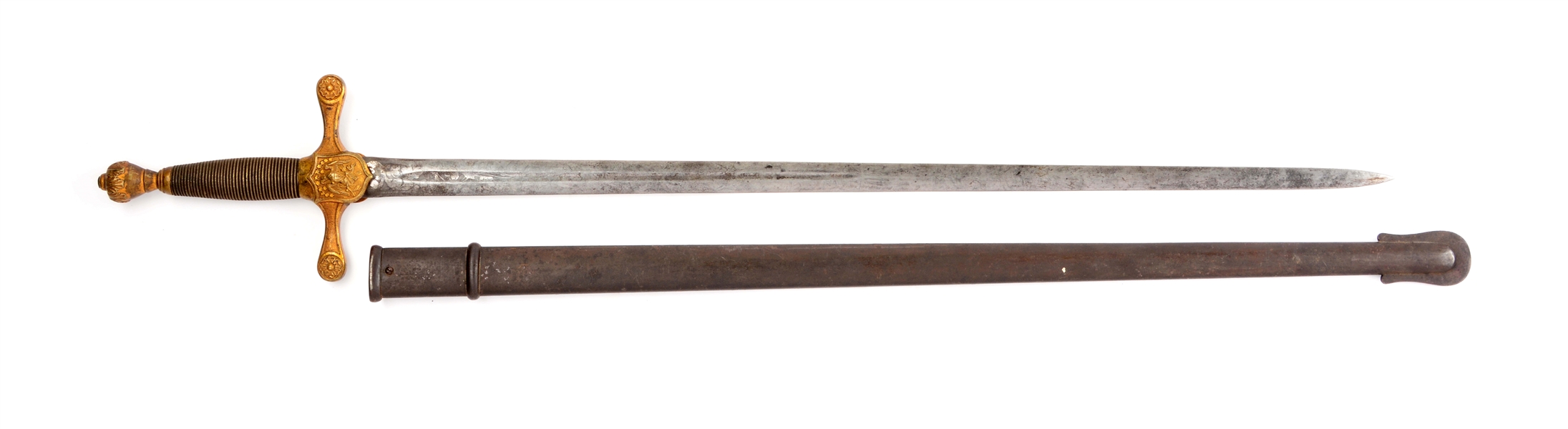 RARE MODEL 1839 WEST POINT CADET SWORD BY AMES.