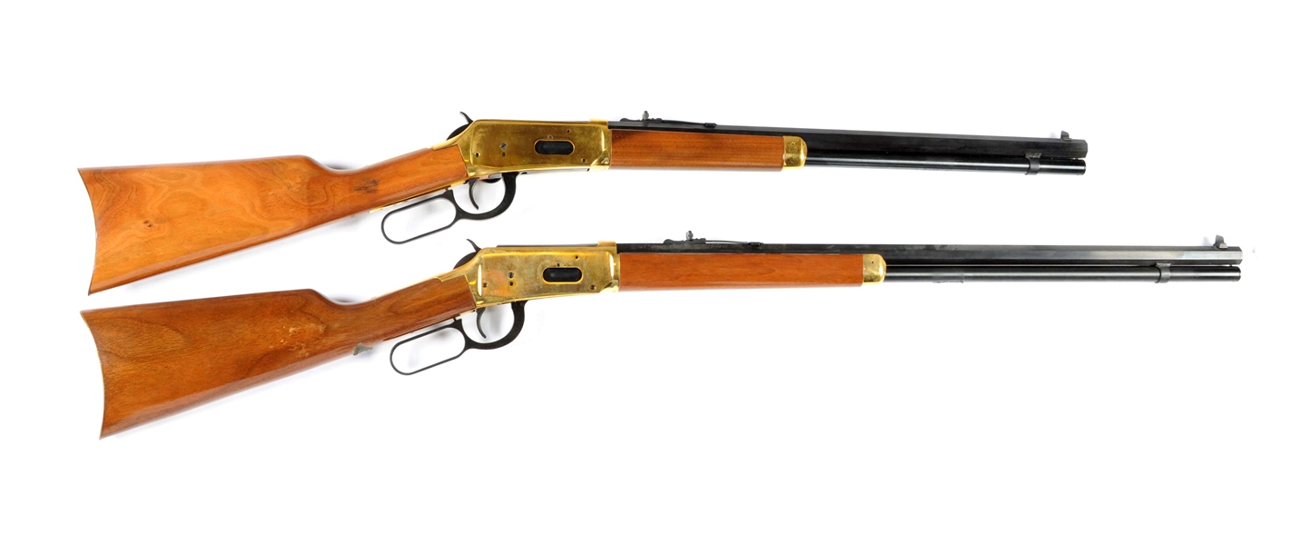 (C) MATCHED SET OF CENTENNIAL 66 MODEL 94 LEVER ACTION RIFLES.