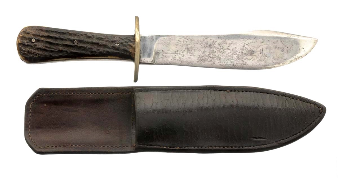 CONTEMPORARY BOWIE KNIFE MARKED J. TODT / S.F.