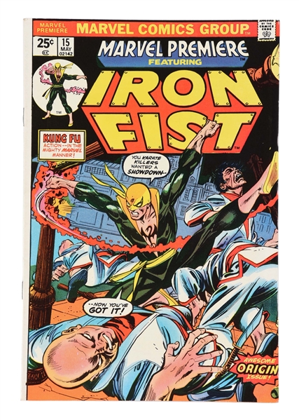 MARVEL PREMIERE #15 FIRST APPEARANCE OF IRON FIST - MARVEL BRONZE AGE KEY