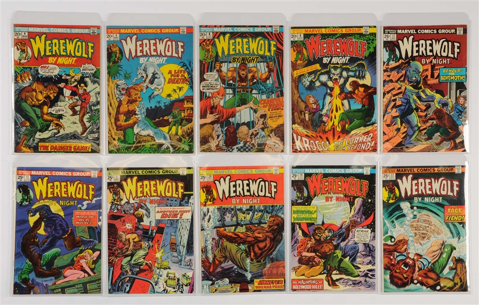 MARVEL AGE COMIC BOOK LOT: 31 BOOKS - WEREWOLF BY NIGHT #4 - #43 - ALMOST COMPLETE RUN.