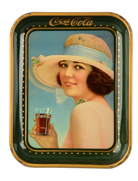 1922 COCA-COLA SERVING TRAY. 