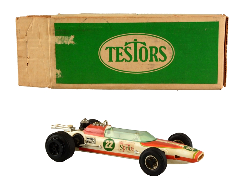 SPRITE INDY CAR WITH BOX. 