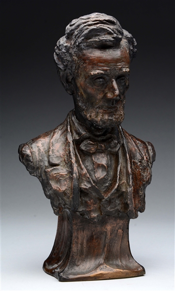 ABRAHAM LINCOLN BUST BY LEO F. NOCK.
