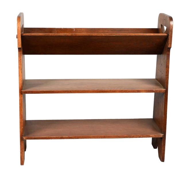 MISSION TROUGH BOOKSHELF. 