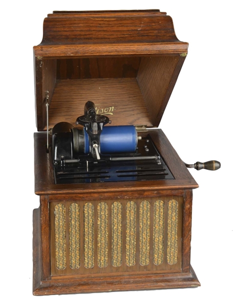 EDISON AMBEROLA TABLETOP PHONOGRAPH PLAYER.        