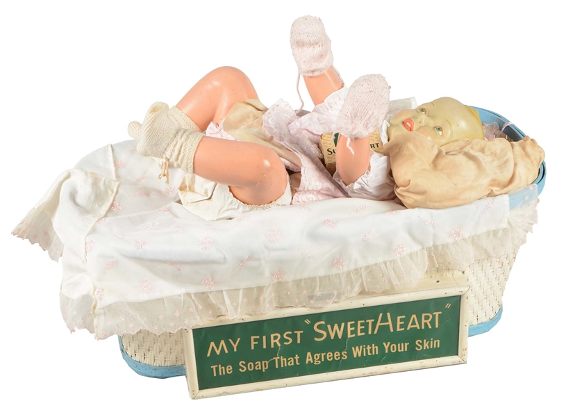 SWEETHEART TOILET SOAP ANIMATED STORE DISPLAY. 