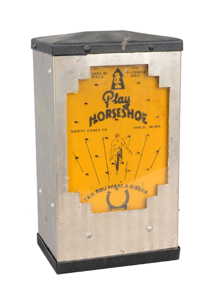 1¢ BOOTH "PLAY HORSESHOE" SKILL GAME.