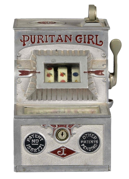 **5¢ JENNINGS PURITAN GIRL TRADE STIMULATOR.