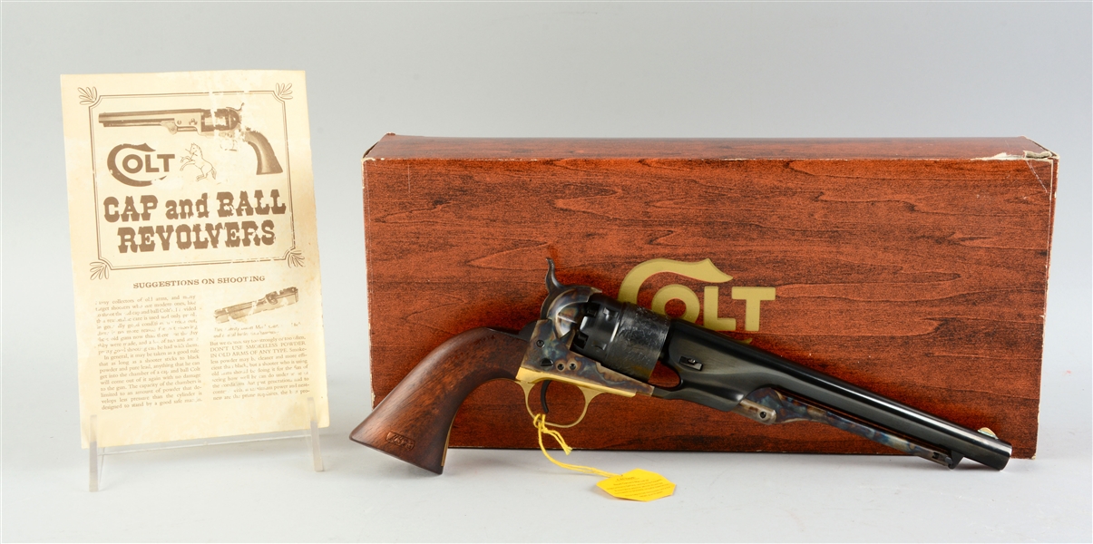 (A) COLT MODEL 1860 U.S. CAVALRY COMMEMORATIVE REVOLVER.