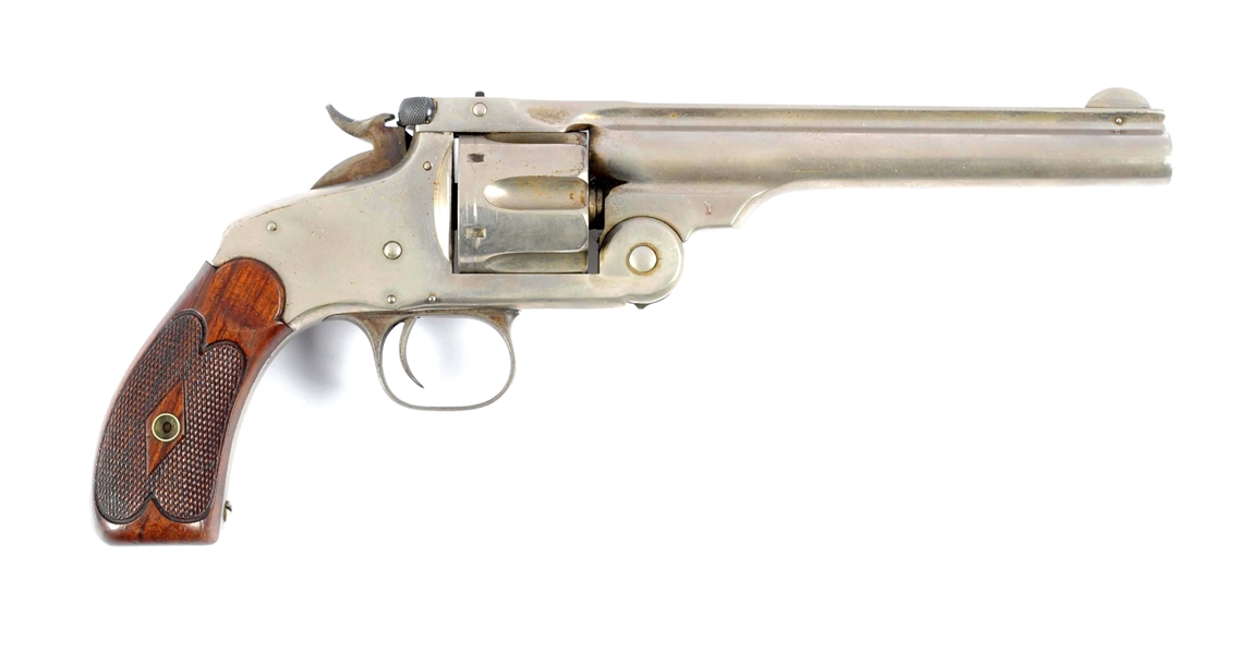 (A) HIGH CONDITION S&W NEW MODEL NO. 3 SINGLE ACTION REVOLVER.