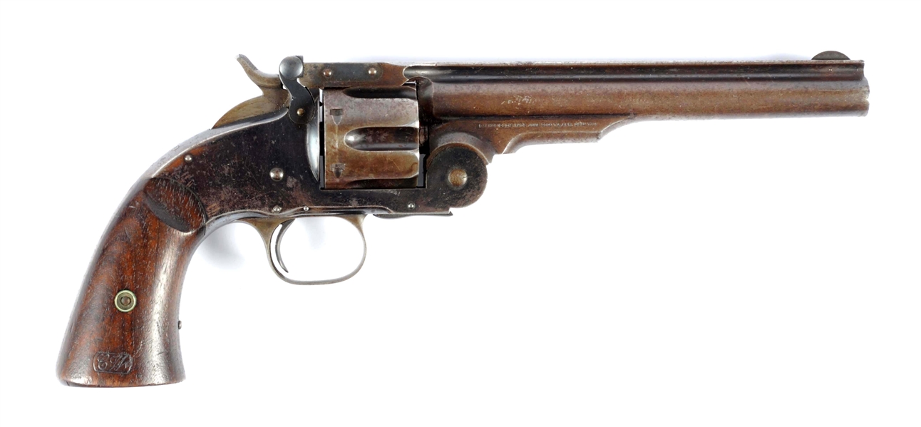 (A) HIGH CONDITION S&W U.S. 2ND MODEL SCHOFIELD SAN FRANCISCO POLICE ISSUE SINGLE ACTION REVOLVER.