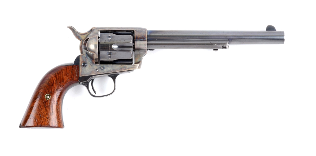 (A) COLT SINGLE ACTION ARMY .44 FRONTIER REVOLVER (1884). 