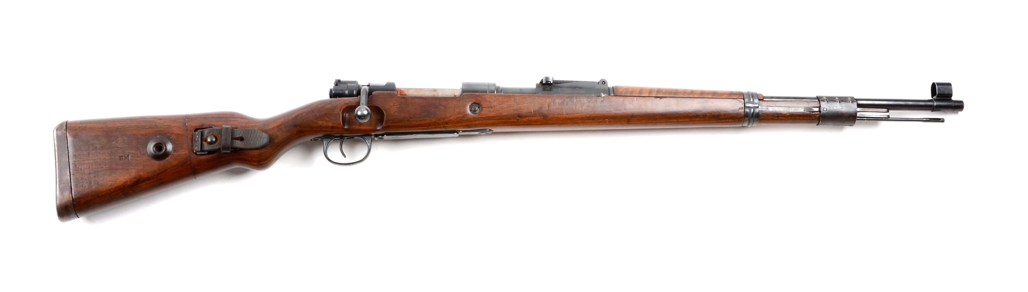 (C) nazi marked mauser model K98 bolt action rifle. 