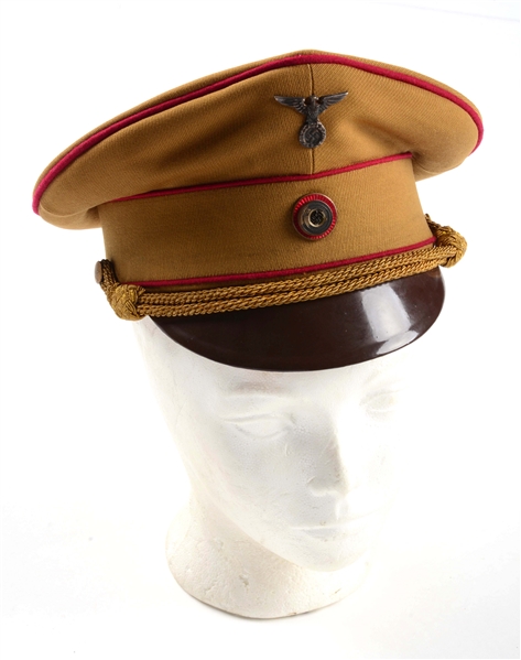 EARLY NSDAP GAU LEVEL VISOR CAP.