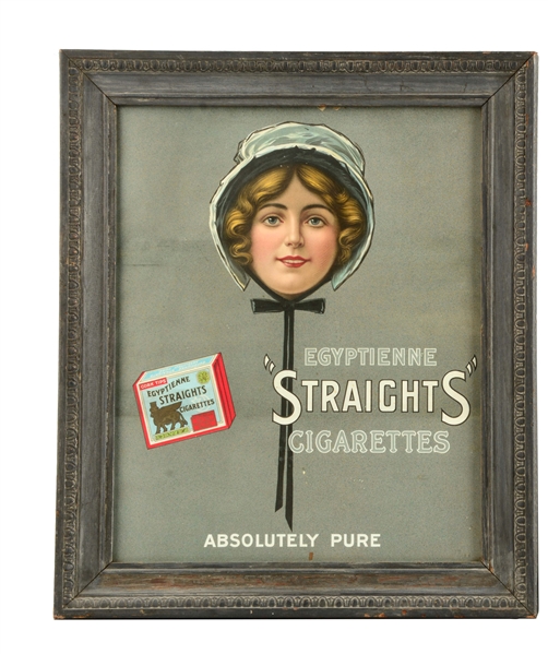 EGYPTIAN STRAIGHTS CIGARETTES SIGN. 