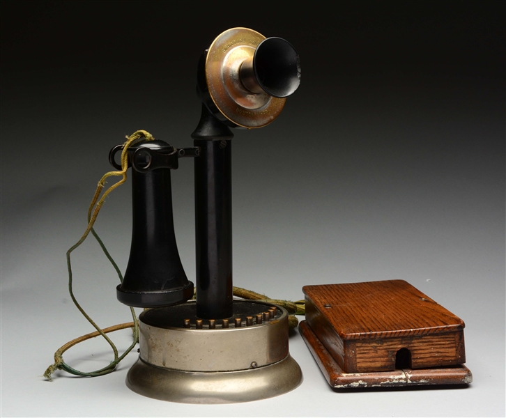 RARE CANDLESTICK PHONE W/ BUTTONS.