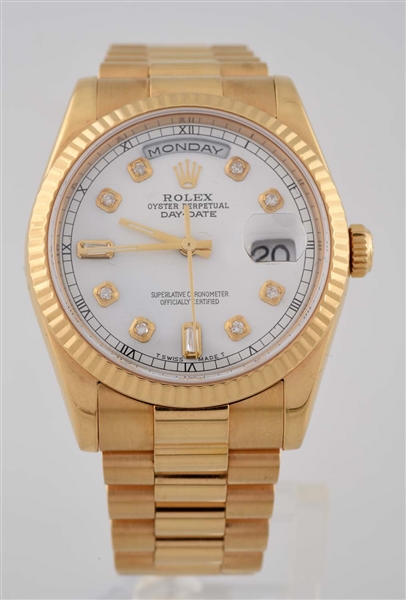 ROLEX DAY-DATE AFTERMARKET DIAMOND DIAL