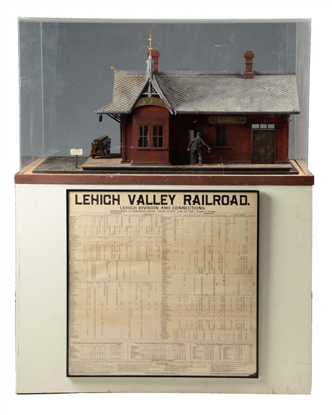 LEIGH VALLEY LAURY’S TRAIN STATION MODEL.